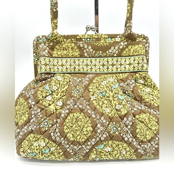 Vera Bradley Alice Frame Kiss-lock Bag. Pattern: Sitting in a Tree: birds & tree - Picture 3 of 13